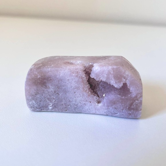 Pink Amethyst Free Form Druzy Crystal High Quality - Picture 3 of 6